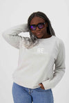 CREW NECK NUDE _Gris perle
