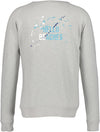 PRINTED CREW NECK _Pearl gray