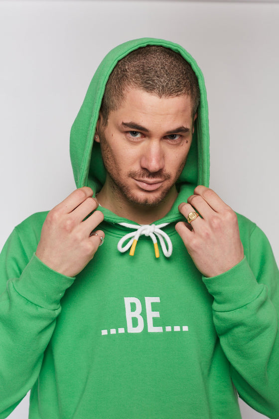 HOODIE VERT_ PERSONNALISABLE